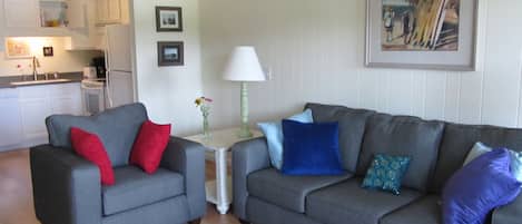 TV connectée, lecteur de DVD, livres, vidéothèque