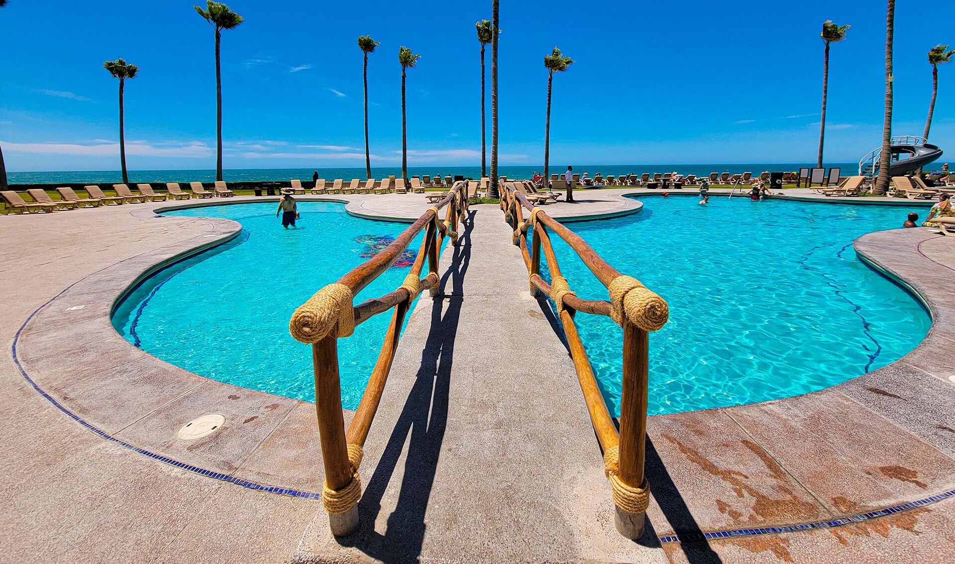 Una piscina riscaldata