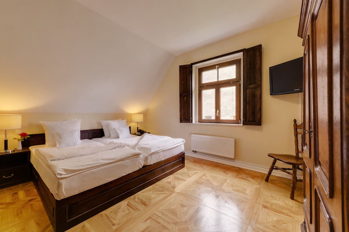 Comfort tweepersoonskamer | 1 slaapkamer, hypoallergeen beddengoed, een kluis op de kamer