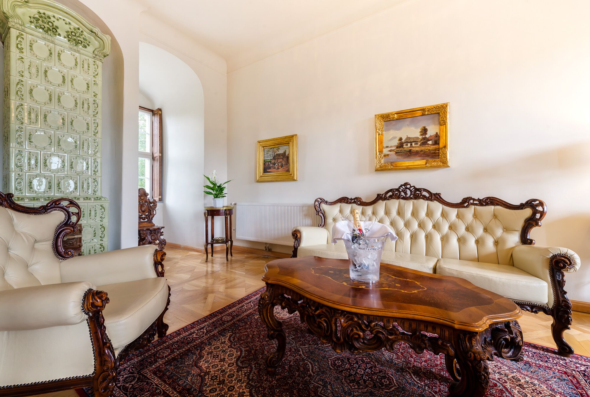 presidential suite | living area | flat-screen tv