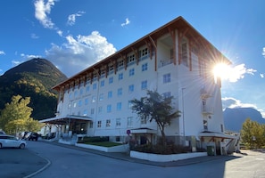 Façana frontal de l'allotjament