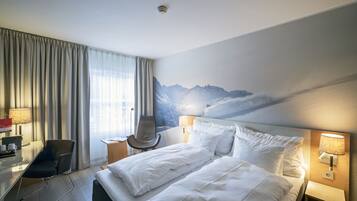 Zweibettzimmer | Daunenbettdecken, Pillowtop-Betten, Verdunkelungsvorhänge
