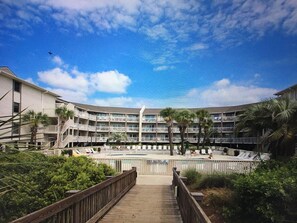 Outdoor pool, a heated pool - 315 Breakers Direct Oceanfront Condo, Exceptionally Clean (Hilton Head Island)