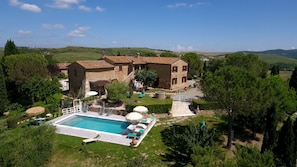 Aerial view - Agriturismo Palazzo Conti A (San Quirico d'Orcia)