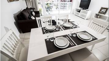 Premium Apartment, 2 Bedrooms | Living room | Flat-screen TV, Netflix, streaming services