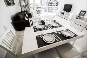 Premium Apartment, 2 Bedrooms | Living room - DeptosVip Rivas (Mar del Plata)