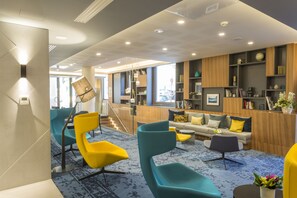 Sitteområde i lobbyen