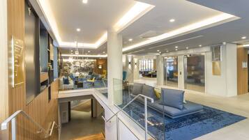 Sitteområde i lobbyen