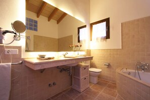 Villa, 4 Bedrooms | Bathroom sink - Finca La Vinya (Pollensa)