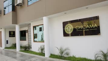 Fassade der Unterkunft