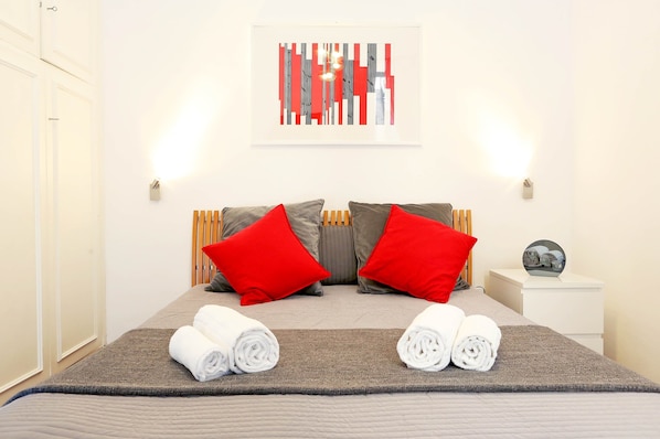Departamento | 1 habitación, cunas gratuitas, wifi gratis y ropa de cama 