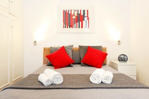 Appartement | 1 chambre, lits bébé (gratuits), Wi-Fi gratuit, draps fournis