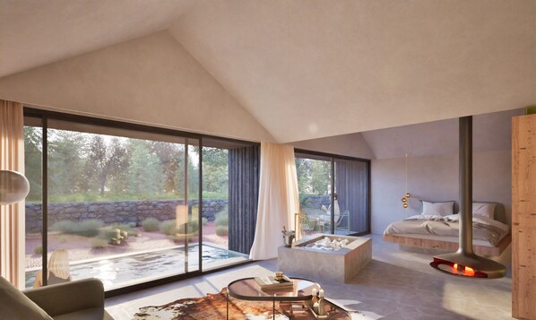 Nature Retreat with Private Pool | 1 bedroom, premium bedding, individually decorated