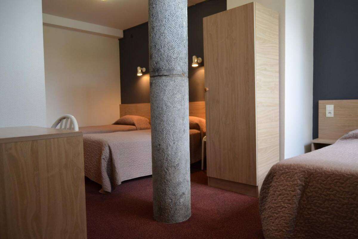 individually decorated, individually furnished, desk, blackout curtains