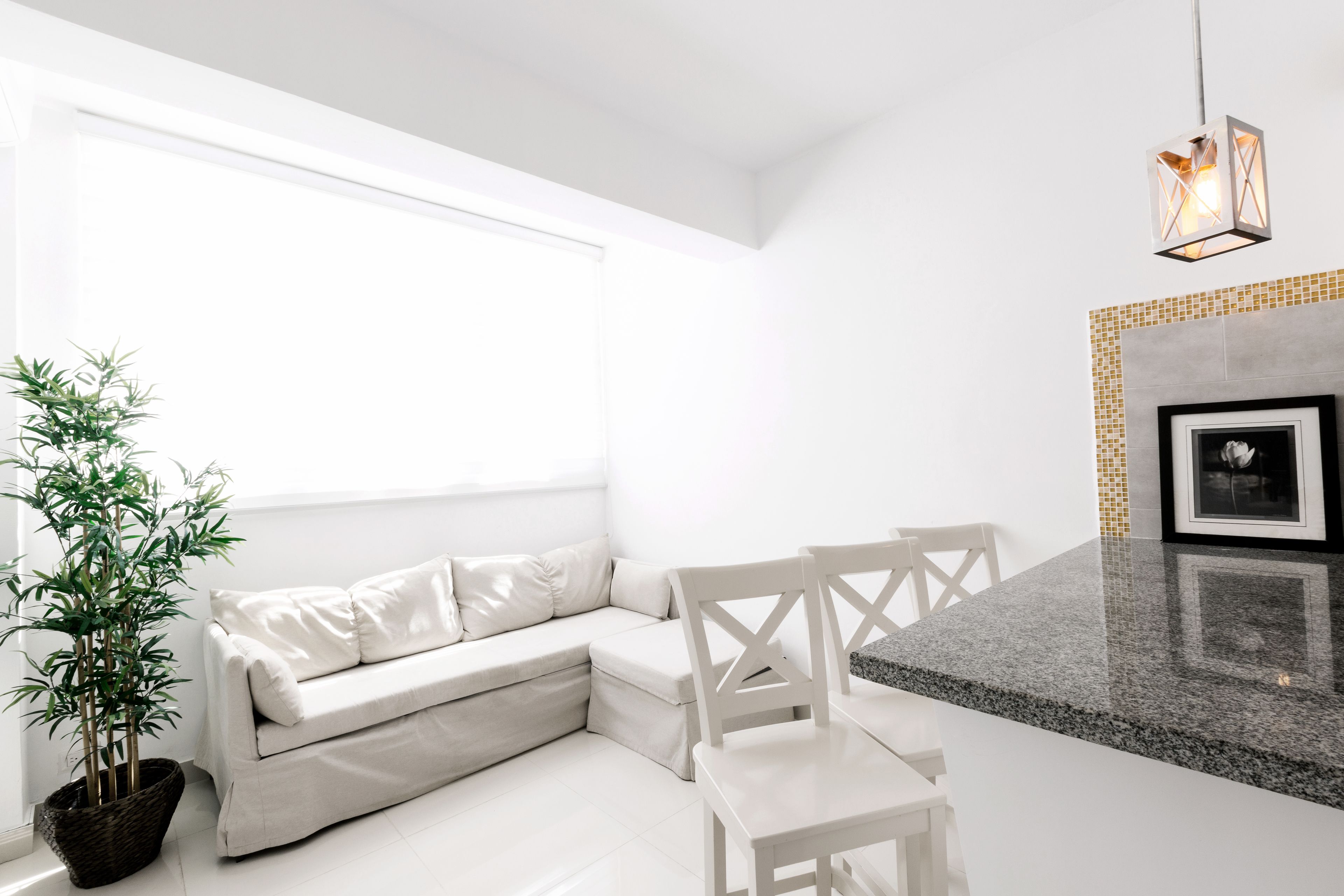 deluxe junior suite | living area | flat-screen tv