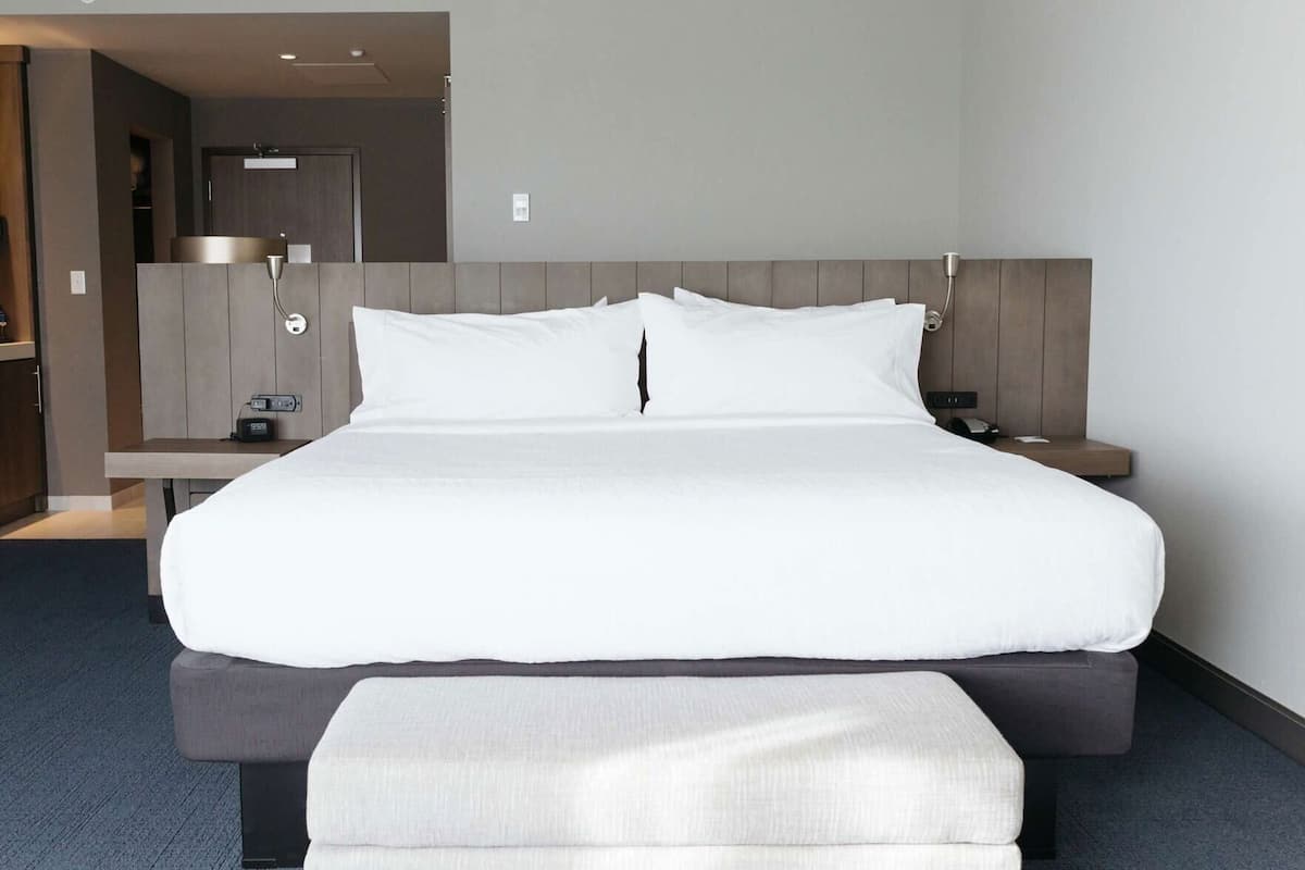 Hypo-allergenic bedding, iron/ironing board, cots/infant beds