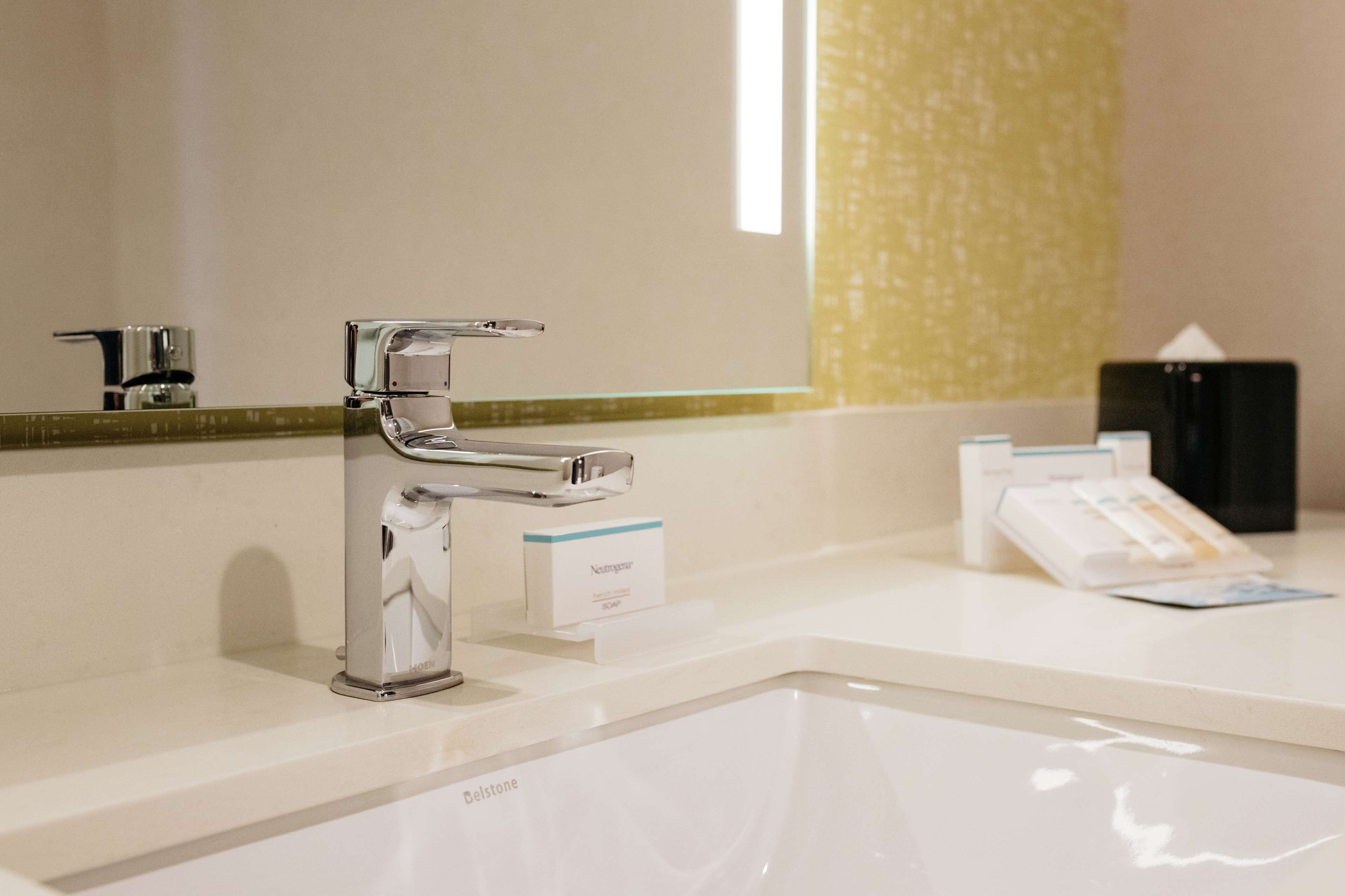 free toiletries, hair dryer, towels, soap