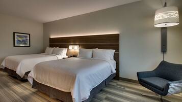 Standard Room, 2 Queen Beds, Accessible Bathtub (Accessible Tub) | In-room safe, desk, laptop workspace, blackout curtains