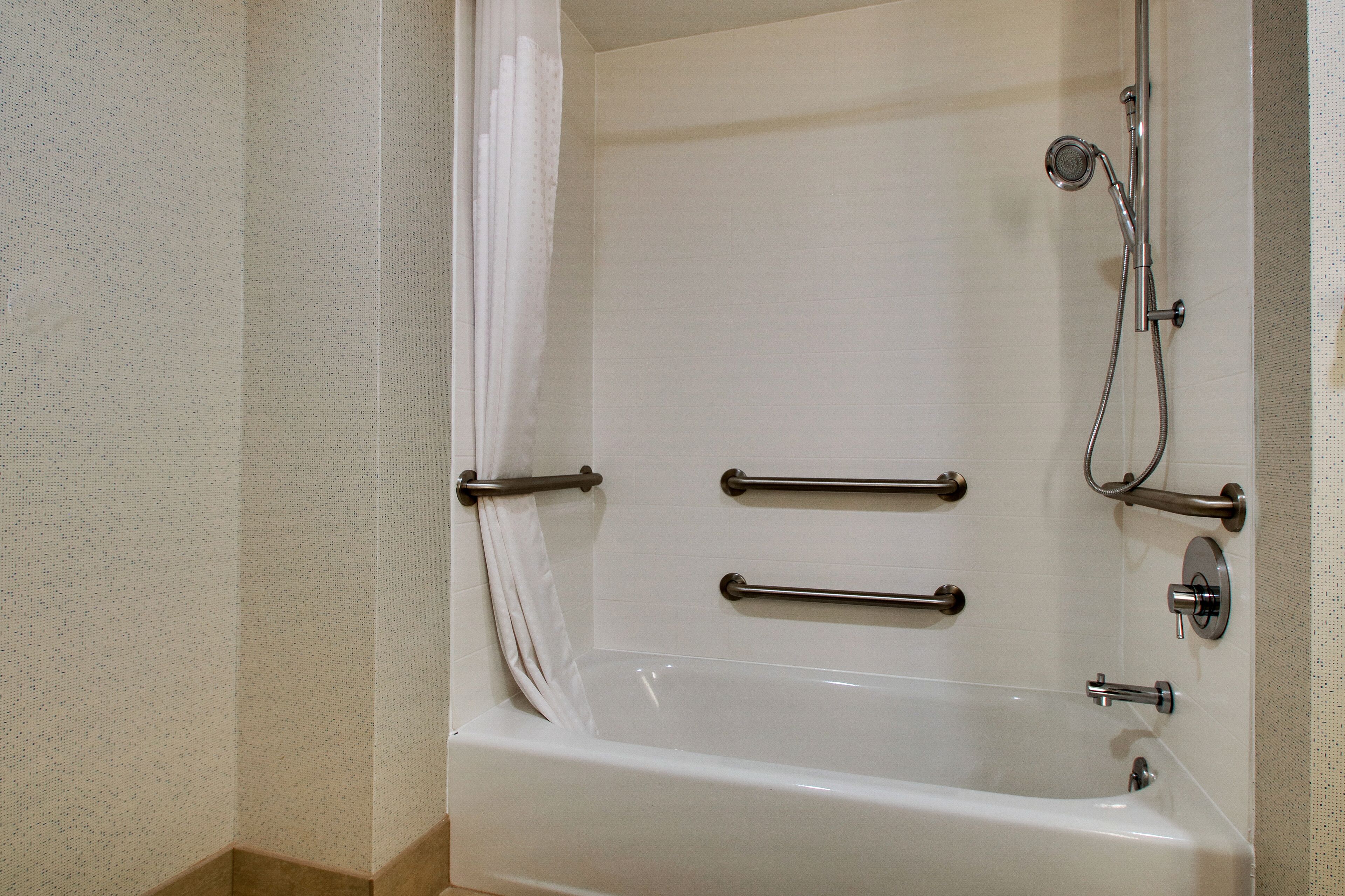 free toiletries, hair dryer, towels, soap