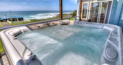 Increíbles vistas al mar en Yachats! Decoración moderna! Se admiten perros ¡NOCHE LIBRE!