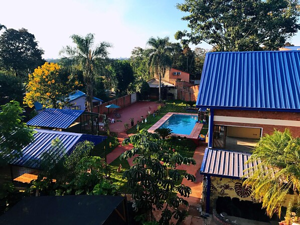 슈피리어 트리플룸, 더블침대 2개, 발코니 | 객실에서 보이는 전망