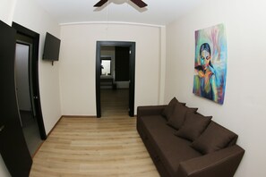 Superior-Suite, 1 Schlafzimmer | Wohnbereich | Flachbildfernseher