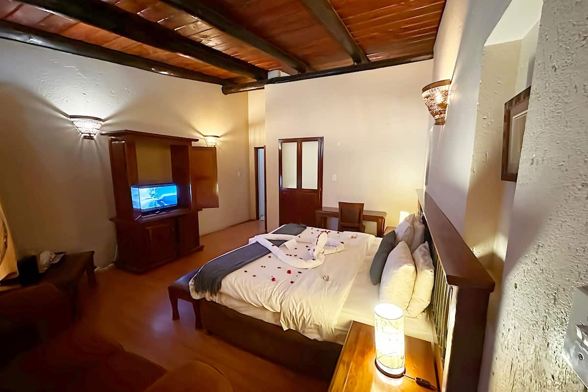 Lyxigt dubbelrum | Minibar, individuell inredning och sängkläder