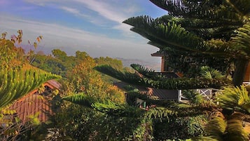 Vue depuis lâhĂ©bergement