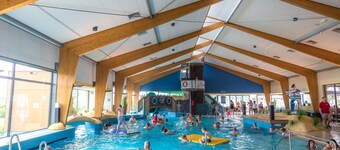 Beautiful beach lodge at the Julianahoeve campsite 300 meters from the beach