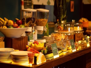 Petit déjeuner buffet compris tous les jours