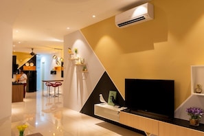 Living room - Southwest Designer's Suite by D Imperio Homestay (George Town)