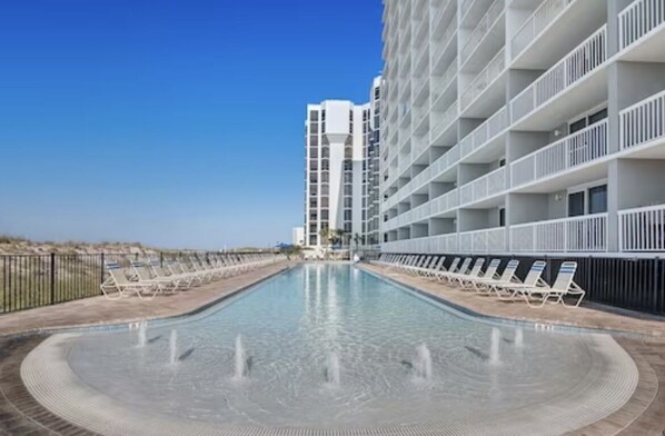 Indoor pool, outdoor pool