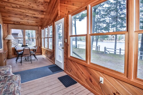 Incredible lakefront cabin with access to over 500 miles of maintained snowmobil