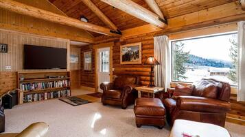 Télévision, cheminée