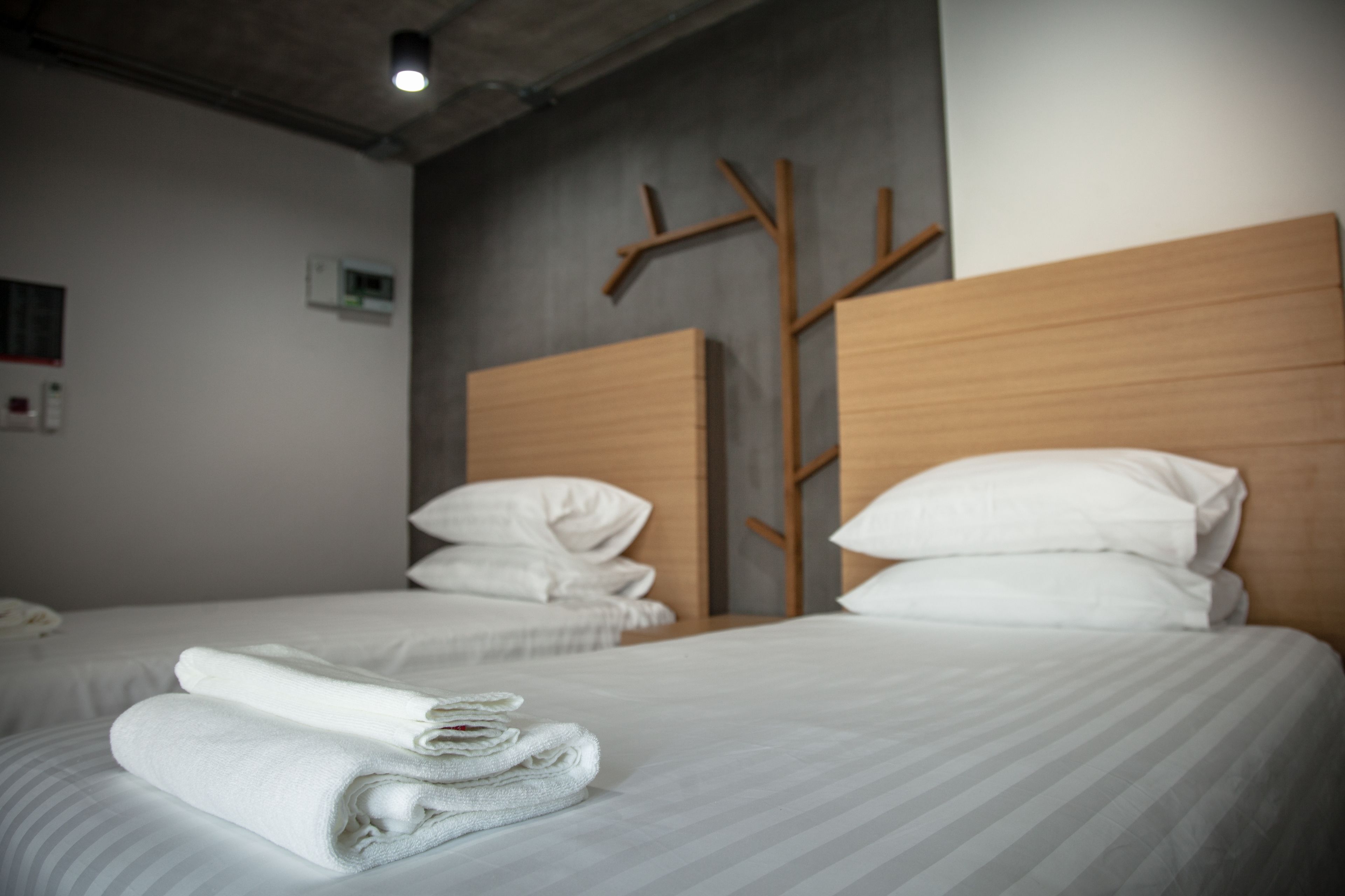 Standard Twin Room  | Cofres nos quartos, escrivaninha, cortinas blackout, Wi-Fi de cortesia