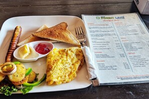 Breakfast meal - Hotel Forest Lake Backpackers' Hostel (Pokhara)
