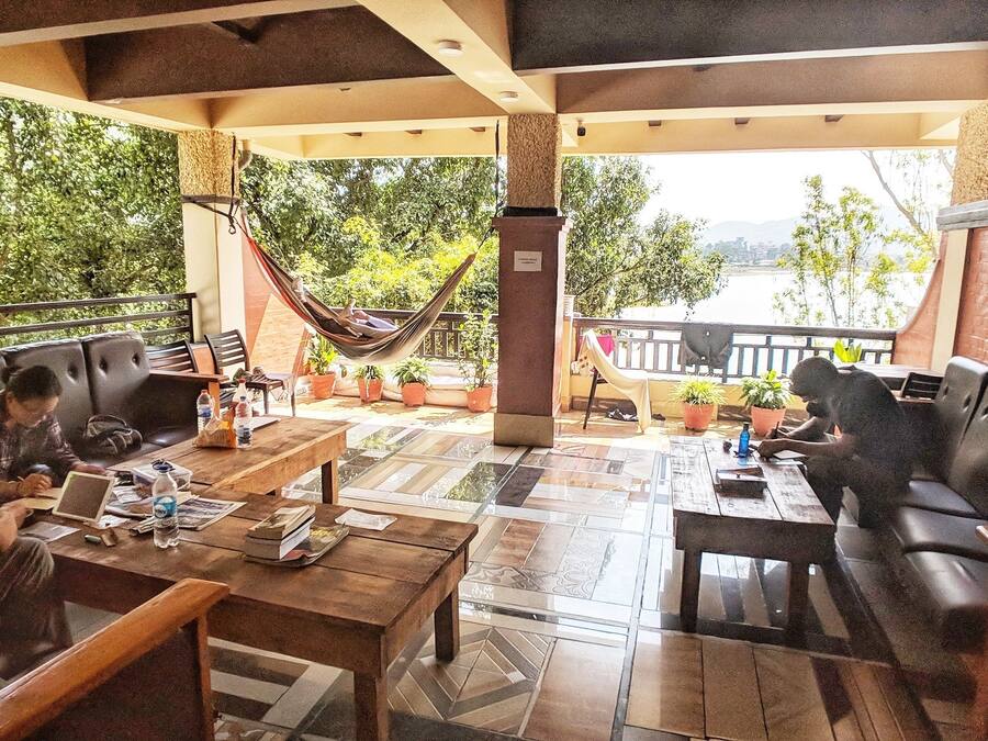 Sala de estar en el lobby