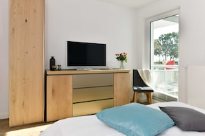 2 bedrooms, travel crib, WiFi - Beach apartment Wassermusik - Water music (Breege)