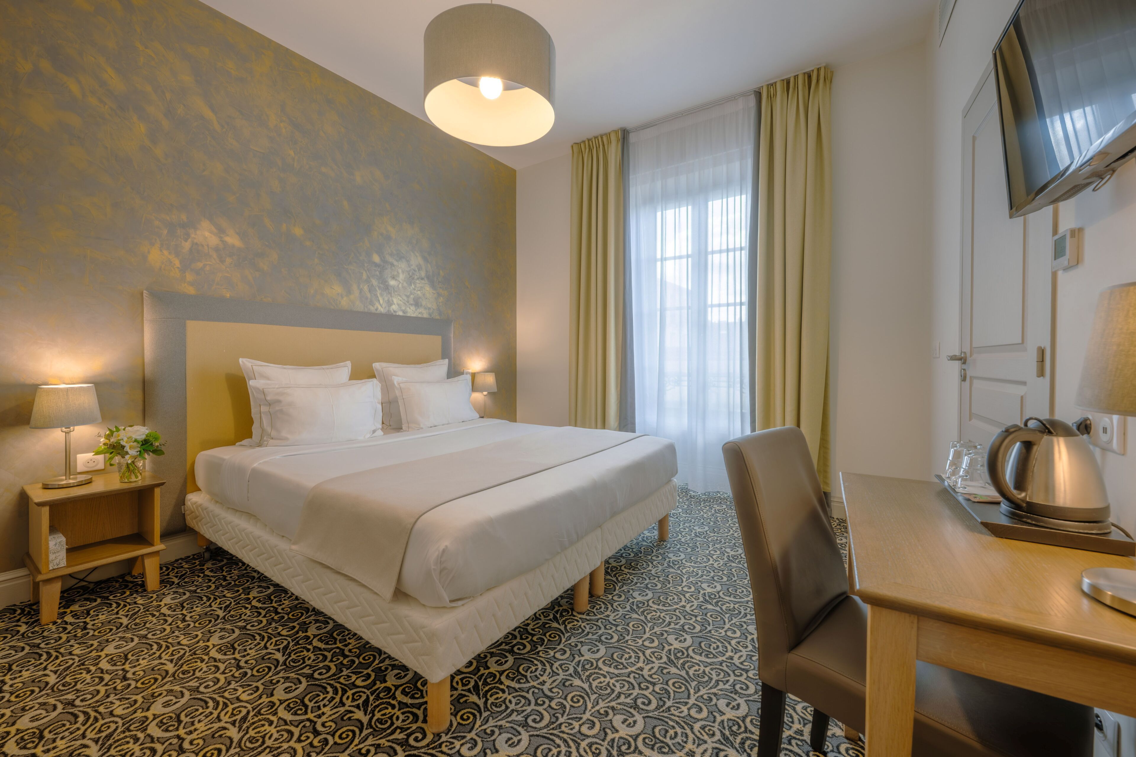 Chambre Double Exécutive, vue ville | Literie de qualité supérieure, décoration personnalisée