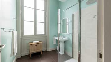 Free toiletries, hair dryer, towels