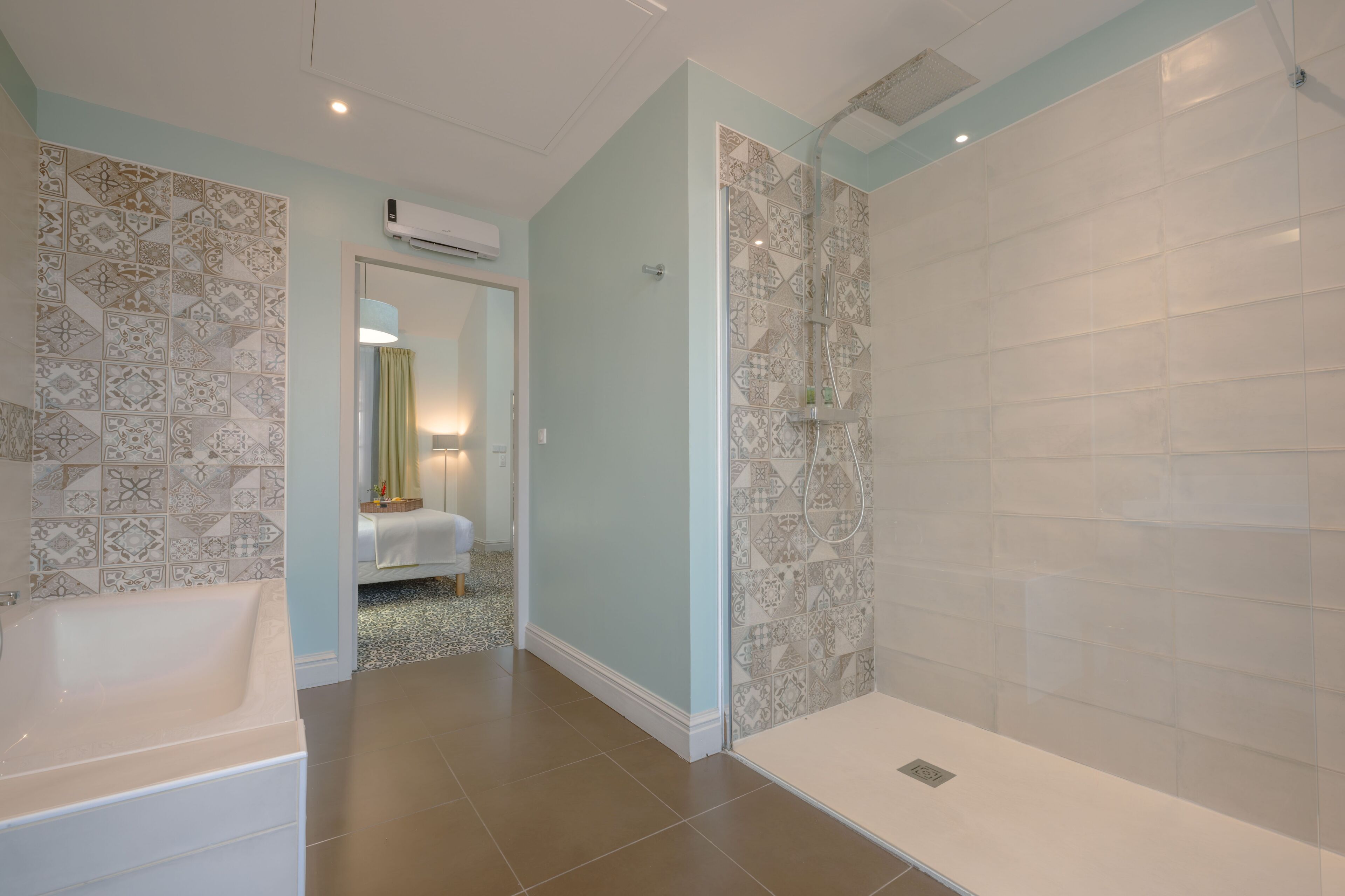 Chambre Double Deluxe, vue ville | Salle de bain