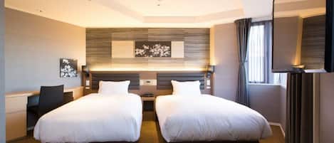 Deluxe Large Twin Room | Premium bedding, down comforters, minibar, in-room safe