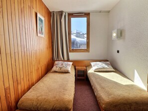 Bed sheets - Ski-in studio, pets allowed, sleeps 4 (Méribel)