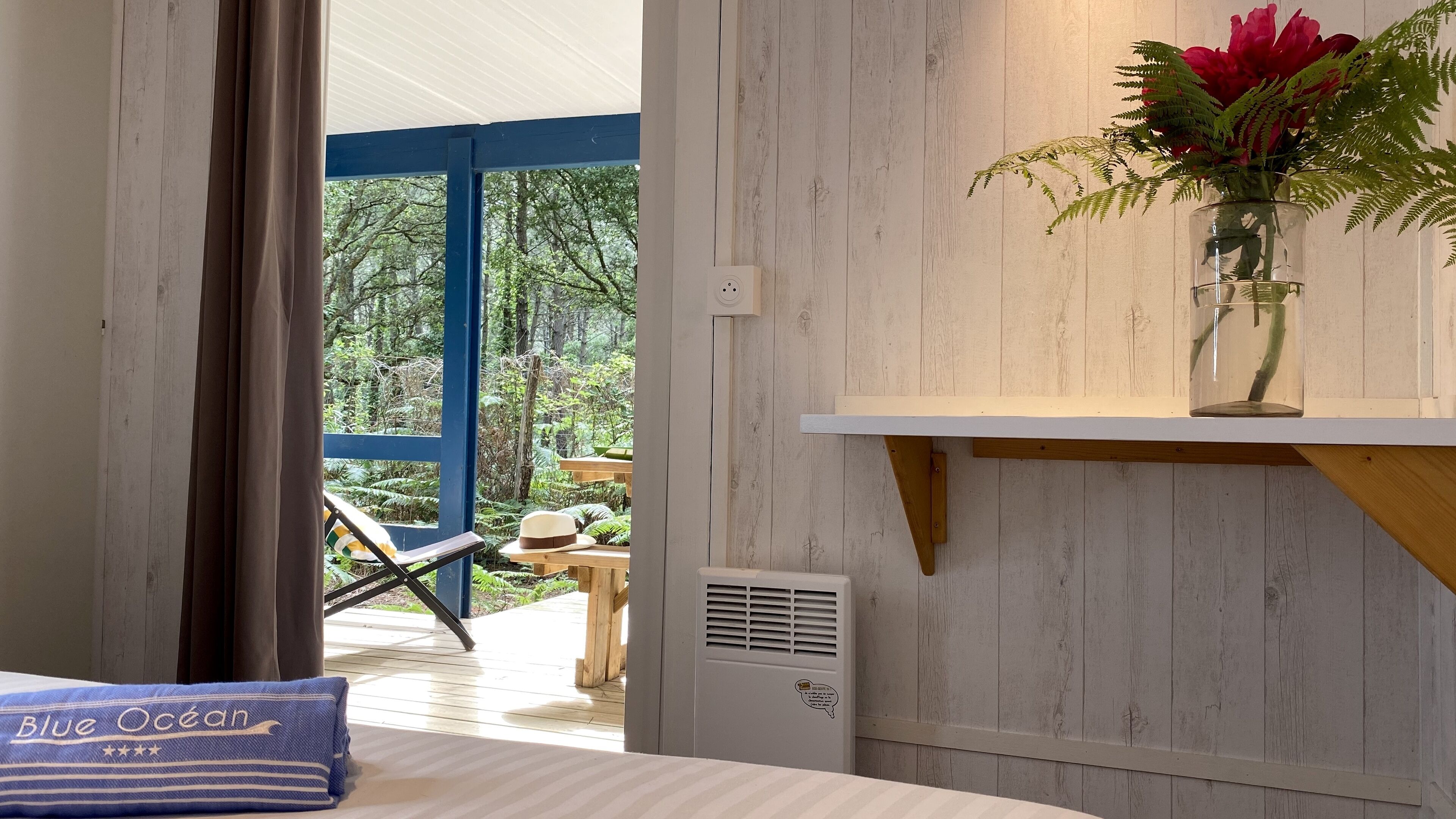 2 bedrooms, blackout curtains, iron/ironing board, free wifi