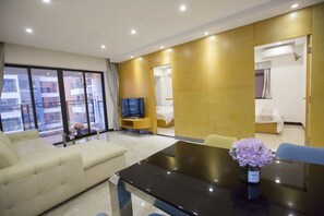 Family Quadruple Room, 2 Bedrooms | Premium bedding, individually decorated, individually furnished