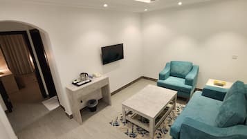 Een flatscreentelevisie