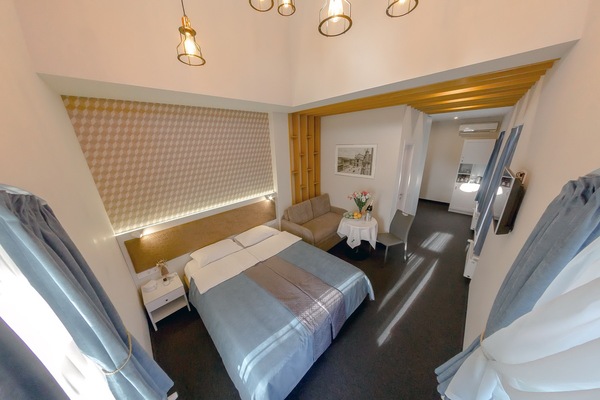 Luxury-Zimmer, 1 Schlafzimmer | Hochwertige Bettwaren, Minibar, Zimmersafe, schallisolierte Zimmer