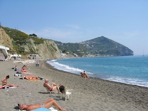 On the beach