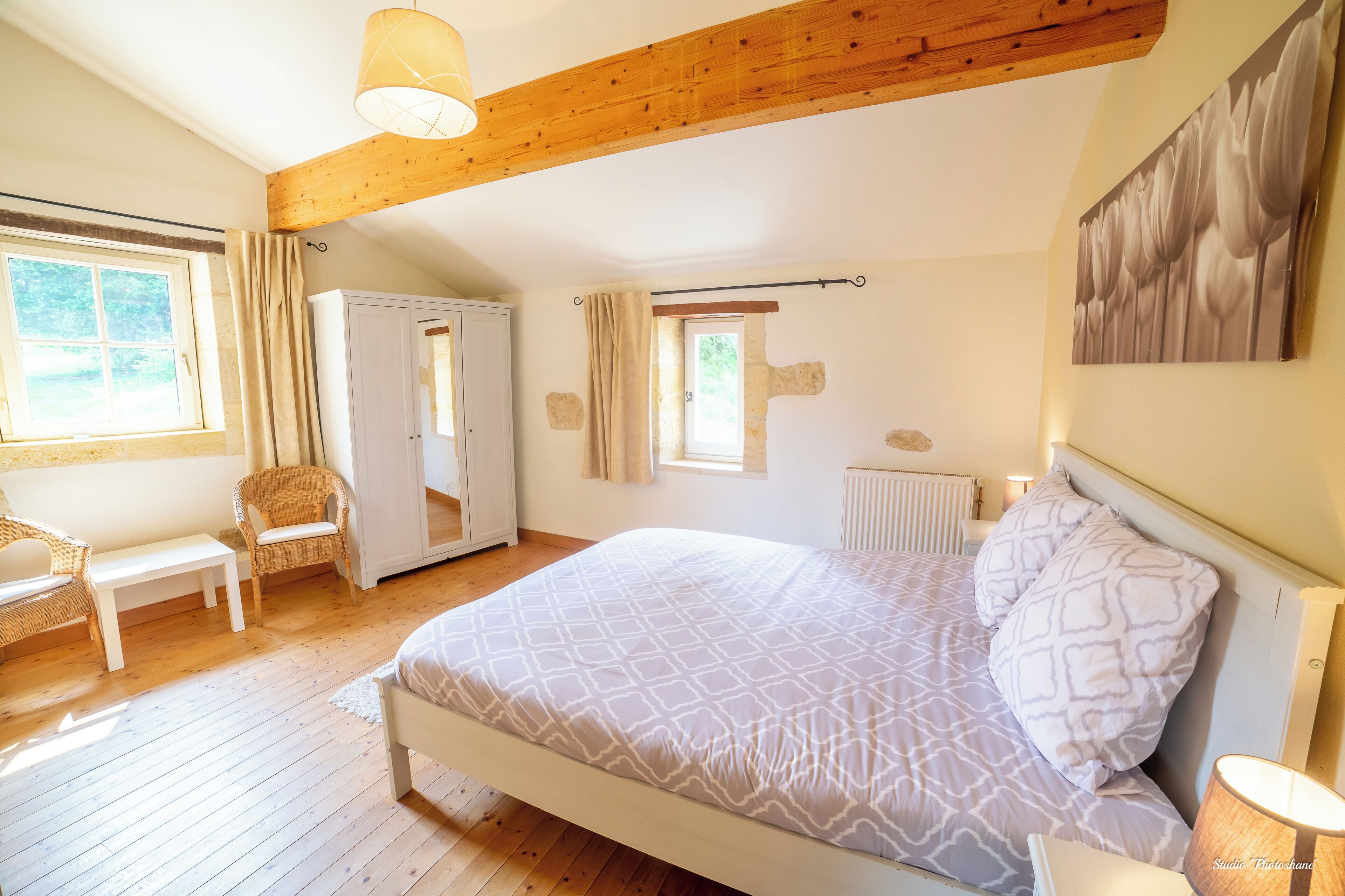 3 soverom, strykejern/-brett, reiseseng for barn og wi-fi (inkludert)