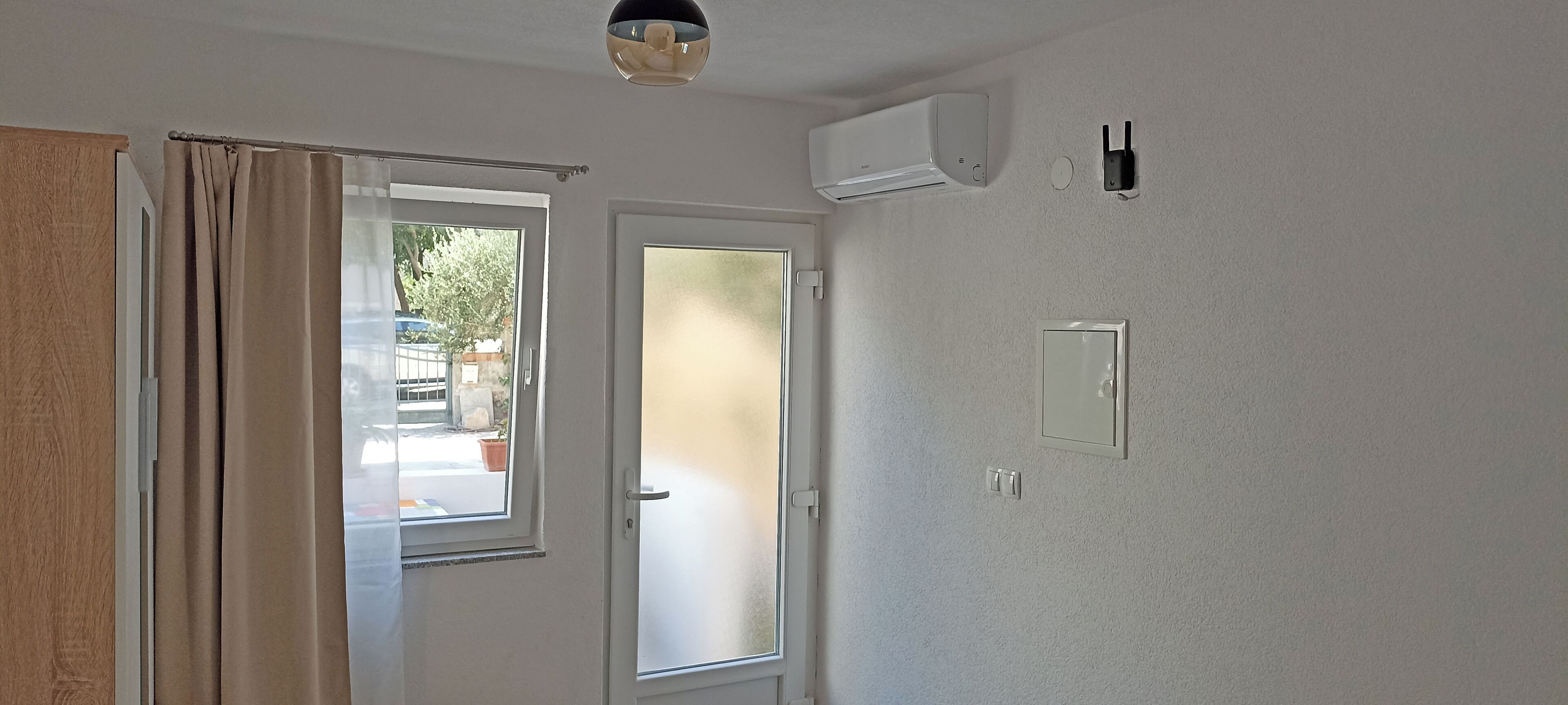 apartment with terrace | living area | lcd tv